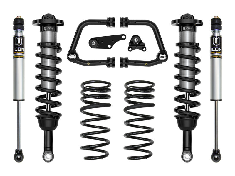 ICON K53362T - ICOK53362T - ICON 2024 Toyota Land Cruiser 250 Series Stage 2 Tubular Suspension System, 1.25-3in Lift - Shipped in Europe - Tuningsupply.com