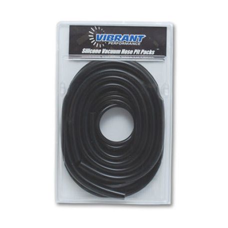 Vibrant 2104 - VIB2104 - Vibrant Silicon vac Hose Pit Kit Blk 5ft- 1/8in 10ft- 5/32in 4ft- 3/16in 4ft- 1/4in 2ft-3/8in - Shipped in Europe - Tuningsupply.com