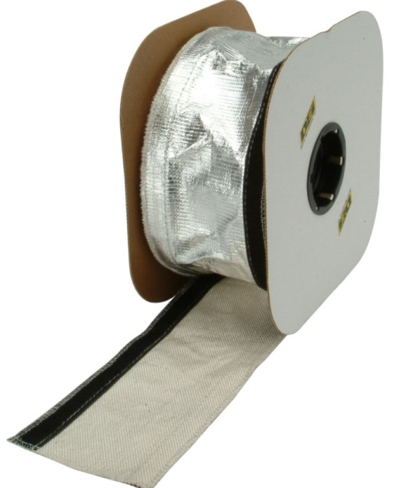 DEI 93487 - DEI93487 - DEI Heat Shroud 2-1/2in x 50ft Spool - Aluminized Sleeving-Hook and Loop Edge - Shipped in Europe - Tuningsupply.com