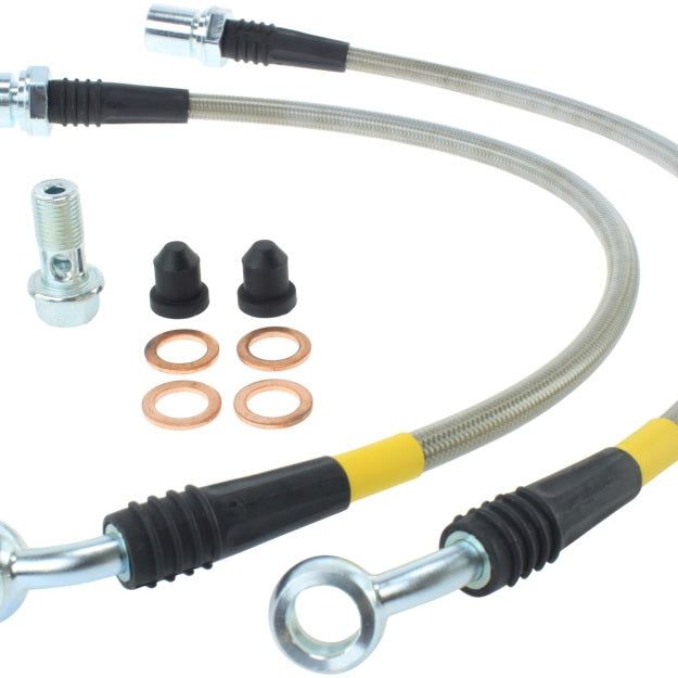 Stoptech 950.44501 - STO950.44501 - StopTech 98-05 Lexus GS300/GS350/GS400/GS430/GS450H Rear Stainless Steel Brake Lines - Shipped in Europe - Tuningsupply.com