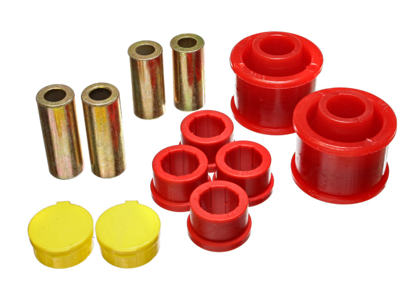 Energy Suspension 5.3138R - ENG5.3138R - Energy Suspension 06-07 Mitsubishi Eclipse FWD Red Front Control Arm Bushing Set - Shipped in Europe - Tuningsupply.com