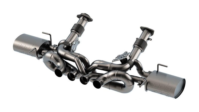 Borla 140957 - BOR140957 - Borla 23-26 Chevrolet Corvette C8 Z06 5.5L V8 AT 3in ATAK Exhaust (Reuse OE Tips) - Shipped in Europe - Tuningsupply.com