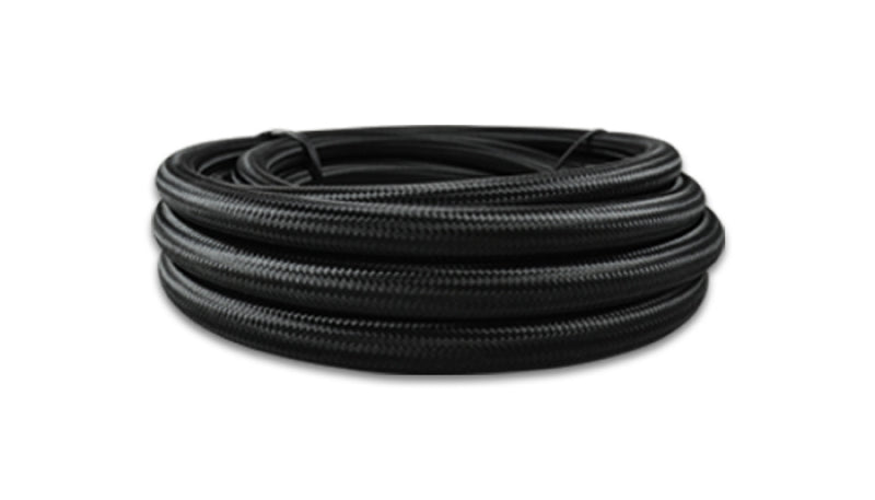Vibrant 19016 - VIB19016 - Vibrant -16 AN Black Nylon Braided Flex Hose w/ PTFE Liner (20 Foot Roll) - Shipped in Europe - Tuningsupply.com