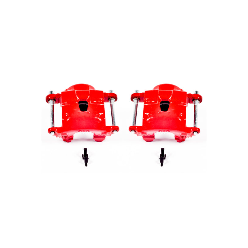 PowerStop S4071 - PSBS4071 - Power Stop 78-85 Avanti II Front Red Calipers w/o Brackets - Pair - Shipped in Europe - Tuningsupply.com