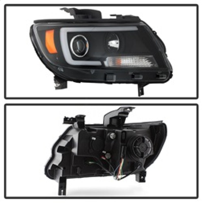SPYDER 5085283 - SPY5085283 - Spyder 15-17 Chevy Colorado Projector Headlights - Light Bar LED - Black (PRO-YD-CCO15-LBDRL-BK) - Shipped in Europe - Tuningsupply.com