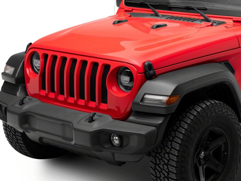 Raxiom J164371 - RAXJ164371 - Raxiom 18-23 Jeep Wrangler JL Axial Series 9-In LED Headlights- Black Housing (Clear Lens) - Shipped in Europe - Tuningsupply.com