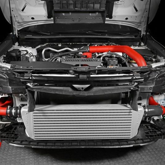 Perrin Performance PSP-ITR-441SL/RD - PERPSP-ITR-441SL/RD - PERRIN 22-25 Subaru WRX Front Mount Intercooler Kit (Red Tubes & Silver Core) - Shipped in Europe - Tuningsupply.com