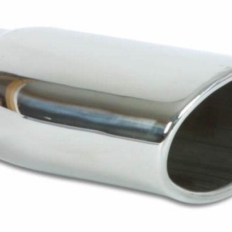 Vibrant 1406 - VIB1406 - Vibrant 4.5in x 3in Oval SS Exhaust Tip (Single Wall Angle Cut Rolled Edge) - Shipped in Europe - Tuningsupply.com