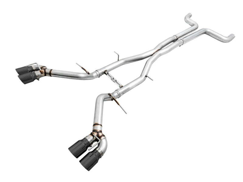 AWE Tuning 3020-43074 - AWE3020-43074 - AWE Tuning 16-19 Chevy Camaro SS Non-Res Cat-Back Exhaust - Track Edition (Quad Diamond Black Tips) - Shipped in Europe - Tuningsupply.com