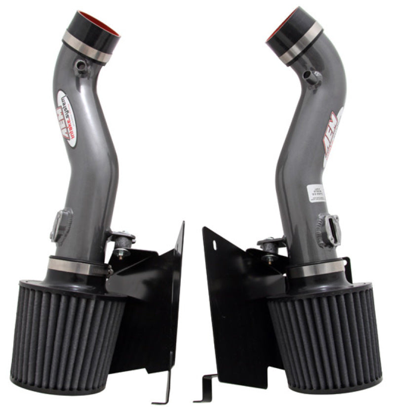 AEM Induction 21-677C - AEM21-677C - AEM 07 350z Silver Dual Inlet Cold Air Intakes w/ Heat Sheilds - Shipped in Europe - Tuningsupply.com
