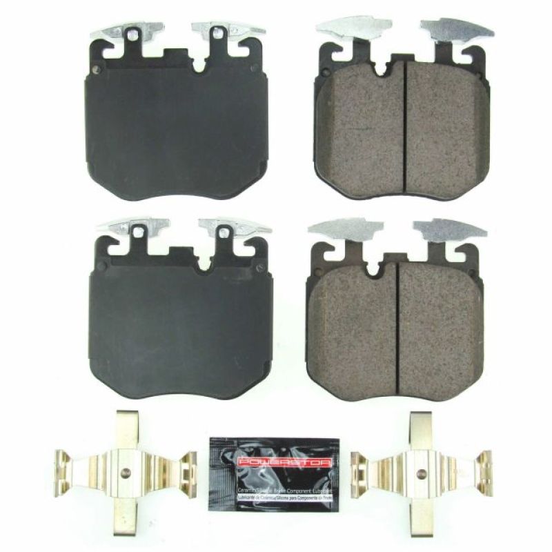 PowerStop Z23-1868 - PSBZ23-1868 - Power Stop 17-19 BMW 540i Front Z23 Evolution Sport Brake Pads w/Hardware - Shipped in Europe - Tuningsupply.com