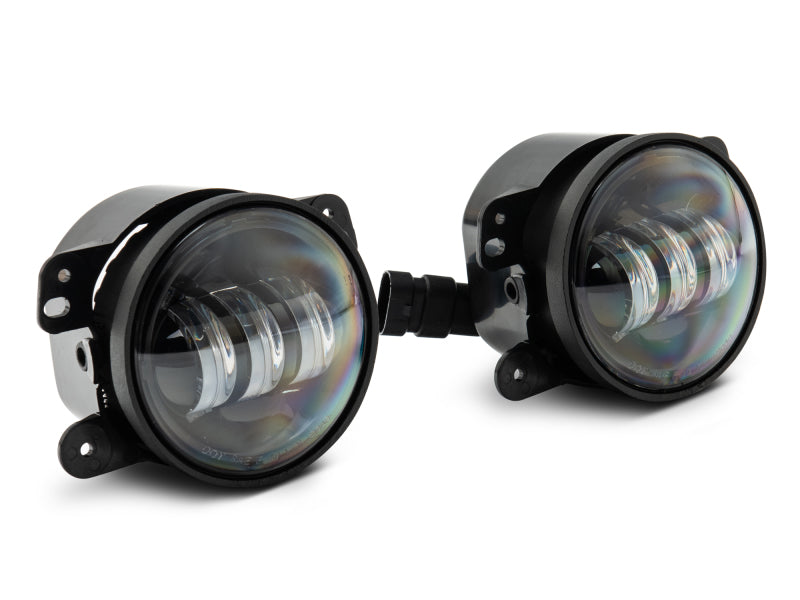 Raxiom J130811 - RAXJ130811 - Raxiom 07-22 Jeep Wrangler JK/JL Axial Series Tri-Bar LED Fog Lights- White - Shipped in Europe - Tuningsupply.com
