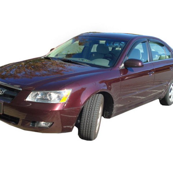 AVS 94206 - AVS94206 - AVS 05-10 Hyundai Sonata (Old Body Style) Ventvisor Outside Mount Window Deflectors 4pc - Smoke - Shipped in Europe - Tuningsupply.com