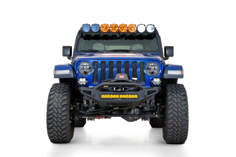 Addictive Desert Designs - ADDF964900010103 - Addictive Desert Designs 18-23 Jeep JL/JT Rock Fighter Front Bumper - Shipped in Europe - Tuningsupply.com