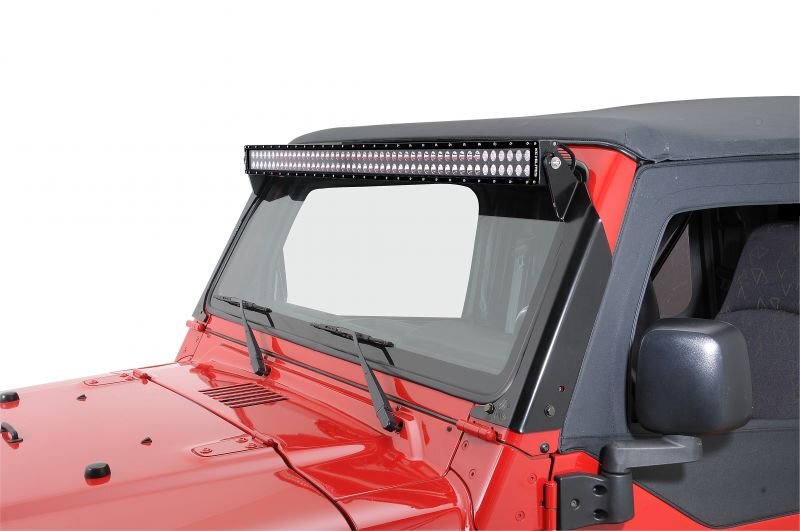 KC HiLiTES 7340 - KCL7340 - KC HiLiTES 97-06 Jeep TJ Overhead Mount Bracket Set for 50in. C-Series/Gravity Pro6 LED Light Bars - Shipped in Europe - Tuningsupply.com