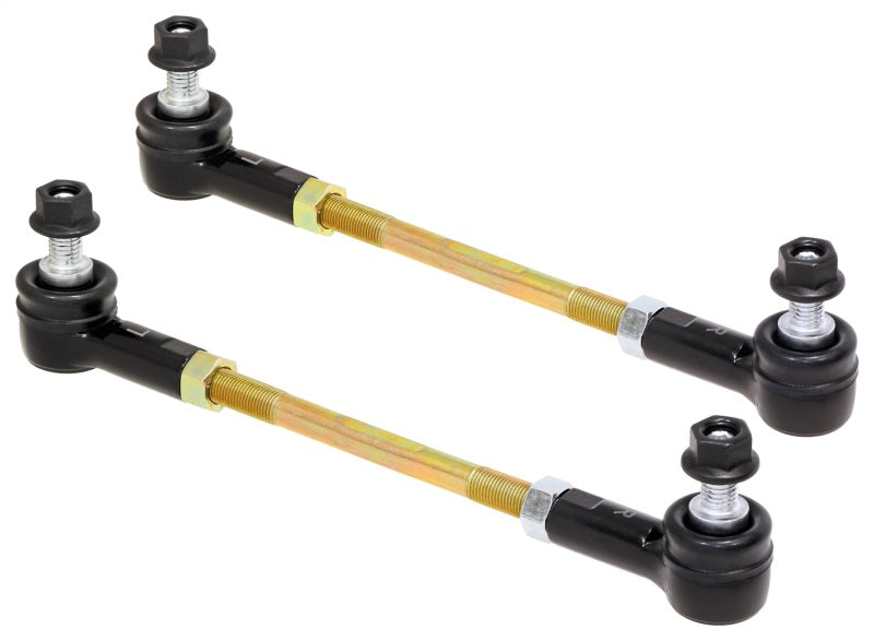 RockJock RJ-203004-101 - ROKRJ-203004-101 - RockJock Adjustable Sway Bar End Link Kit 8 1/2in Long Rods w/ Sealed Rod Ends and Jam Nuts pair - Shipped in Europe - Tuningsupply.com