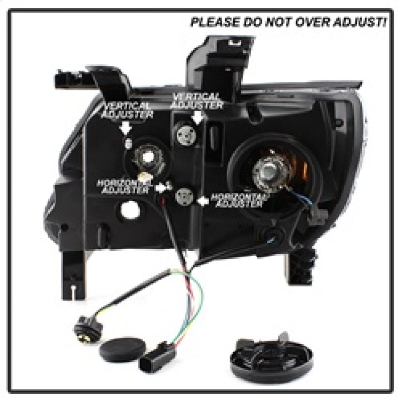 SPYDER 5085283 - SPY5085283 - Spyder 15-17 Chevy Colorado Projector Headlights - Light Bar LED - Black (PRO-YD-CCO15-LBDRL-BK) - Shipped in Europe - Tuningsupply.com