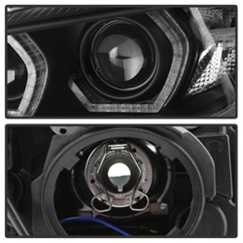 SPYDER 5084347 - SPY5084347 - Spyder 12-14 BMW F30 3 Series 4DR Projector Headlights - LED DRL - Black (PRO-YD-BMWF3012-DRL-BK) - Shipped in Europe - Tuningsupply.com