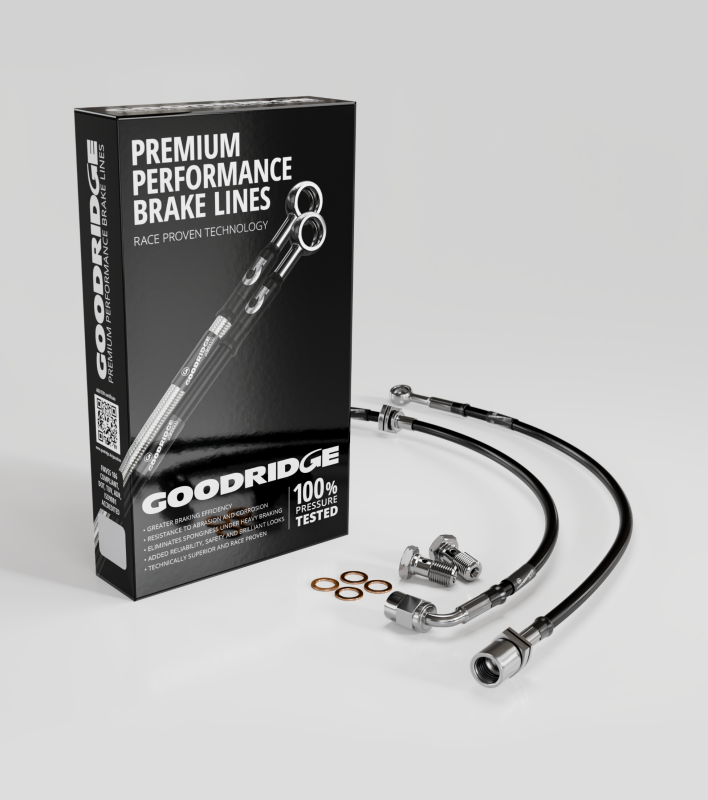 Goodridge 21511F - GRI21511F - Goodridge 06-22 Lexus IS350/ISF/RCF/RC Turbo Stainless Steel Front Brake Lines - Shipped in Europe - Tuningsupply.com
