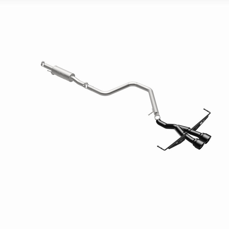 Magnaflow 19455 - MAG19455 - MagnaFlow 2019 Hyundai Veloster 1.6L 2.5in Center Exit Stainless Steel Cat-Back Exhaust w/Blk Tips - Shipped in Europe - Tuningsupply.com