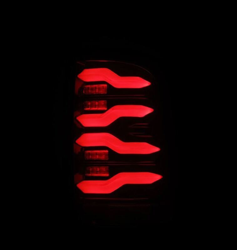 AlphaRex 640002 - ARX640002 - AlphaRex 09-18 Dodge RAM LUXX-Series LED Taillights Black Red w/Actv Light & SS - Shipped in Europe - Tuningsupply.com