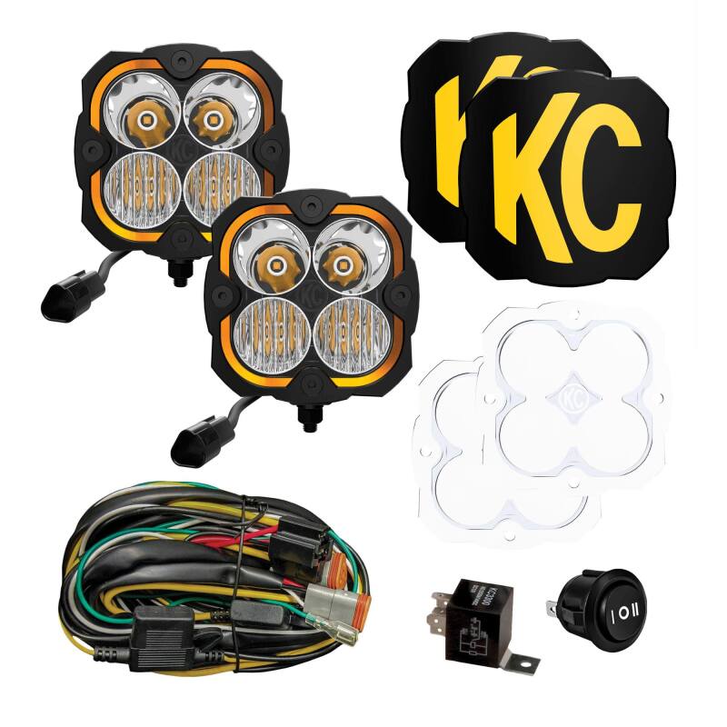 KC HiLiTES 289 - KCL289 - KC HiLiTES FLEX ERA 4 - 2-Light Master Kit - Shipped in Europe - Tuningsupply.com