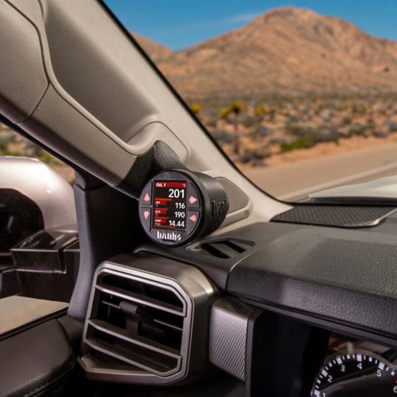 Banks Power 63373 - GBE63373 - Banks Power 22-24 Toyota Tundra Gauge Pod Kit - Single Gauge - Shipped in Europe - Tuningsupply.com