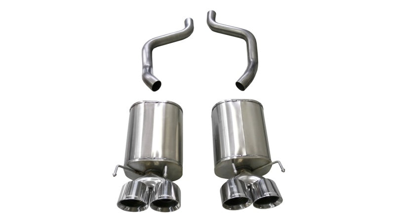CORSA Performance 21011 - COR21011 - Corsa 2009-2013 Chevrolet Corvette (C6) 6.2L Polished Sport Axle-Back Exhaust w/4.5in Tips - Shipped in Europe - Tuningsupply.com