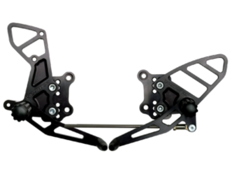 Vortex Racing RS503K - VTXRS503K - Vortex Racing 01-04 Suzuki GSX-R1000,01-05 GSX-R600,00-05 GSX-R750 Rear Set- Black - Shipped in Europe - Tuningsupply.com