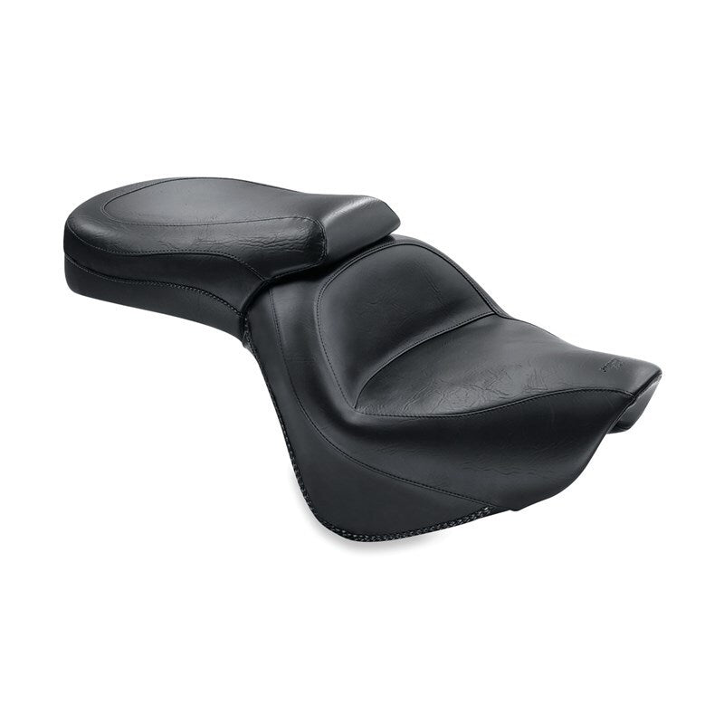 Mustang Motorcycle 76127 - MMP76127 - Mustang 06-21 Kawasaki Vulcan 900 Classic, Custom Standard Touring 1PC Seat - Black - Shipped in Europe - Tuningsupply.com