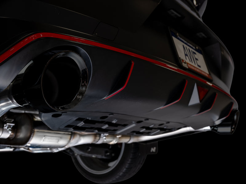 AWE Tuning 3025-33237 - AWE3025-33237 - AWE Tuning 22-26 Hyundai Elantra N SwitchPath Cat-Back Exhaust - Diamond Black Tips - Shipped in Europe - Tuningsupply.com