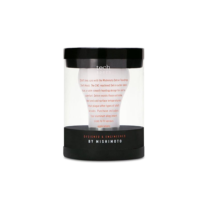 Mishimoto MMSK-TDP-WH - MISMMSK-TDP-WH - Mishimoto Teardrop Shift Knob - White - Shipped in Europe - Tuningsupply.com