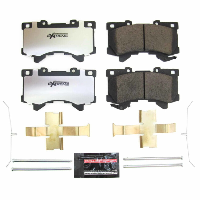 PowerStop Z36-2442 - PSBZ36-2442 - Power Stop 2022 Lexus LX600 Front Z36 Truck & Tow Brake Pads w/Hardware - Shipped in Europe - Tuningsupply.com