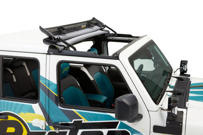 Bestop 52454-35 - BES52454-35 - Bestop 20-26 Jeep Gladiator / 18-26 Wrangler JL Sunrider For Hardtop (Black Diamond) - Shipped in Europe - Tuningsupply.com