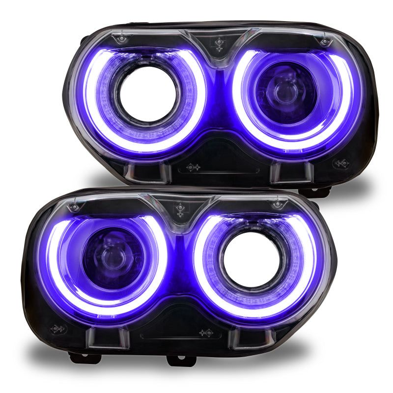 ORACLE Lighting 1329-335 - ORL1329-335 - Oracle 15-21 Dodge Challenger RGB+W Headlight DRL Upgrade Kit - ColorSHIFT - BC1 - Shipped in Europe - Tuningsupply.com
