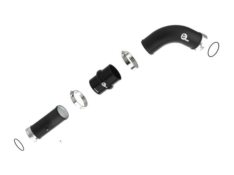 aFe 46-20728-B - AFE46-20728-B - aFe 2024 Toyota Tacoma L4 2.4L (t) BladeRunner 2.5in Aluminum Hot Charge Pipe - Shipped in Europe - Tuningsupply.com