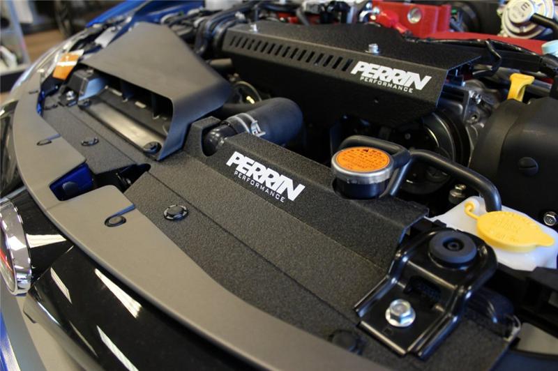 Perrin Performance PSP-ENG-510BK - PERPSP-ENG-510BK - PERRIN 08-14 Subaru WRX & STI / 08-11 Impreza Radiator Shroud - Black - Shipped in Europe - Tuningsupply.com