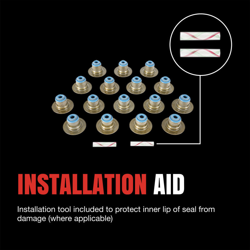 Fel-Pro SS728783 - FELSS728783 - Fel-Pro 05-14 Toyota Tacoma/03-20 4Runner Engine Valve Stem Oil Seal Set - Shipped in Europe - Tuningsupply.com