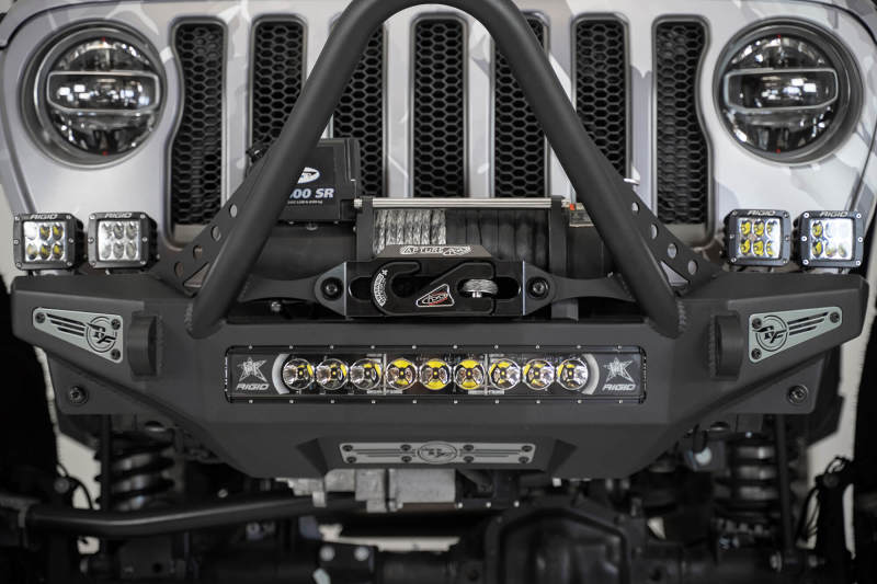 Addictive Desert Designs AC99157590NA - ADDAC99157590NA - Addictive Desert Designs 1-5/16in Winch Fairlead Plate w/ Recessed Round End Hook - Black - Shipped in Europe - Tuningsupply.com