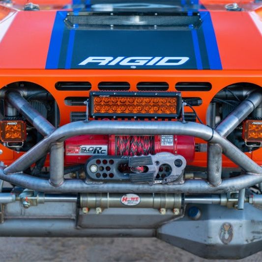 Rigid Industries 201933 - RIG201933 - Rigid Industries Protective Polycarbonate Cover - Dually/D2 - Yellow - Shipped in Europe - Tuningsupply.com