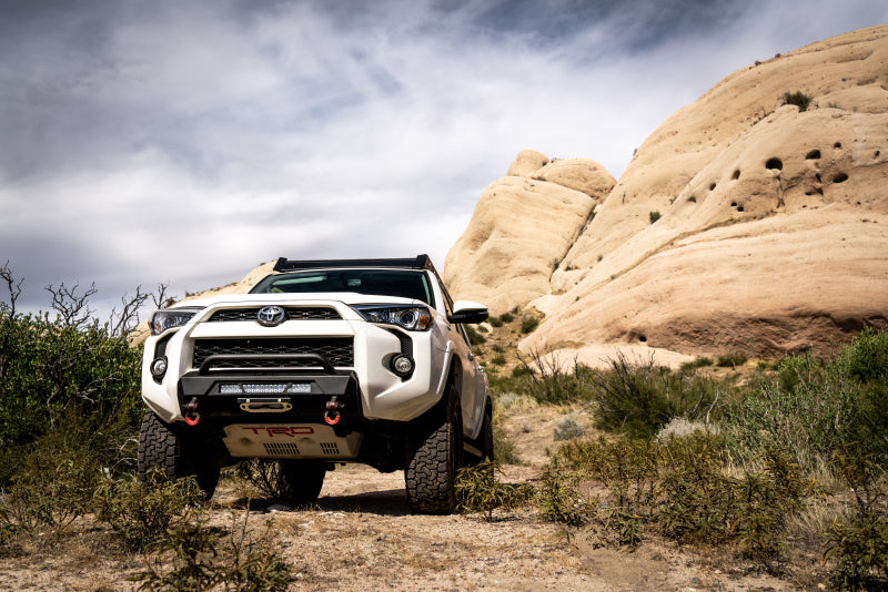 Body Armor 4x4 - BODTR-19339 - Body Armor 4x4 2014+ Toyota 4Runner HiLine Front Winch Bumper - Shipped in Europe - Tuningsupply.com