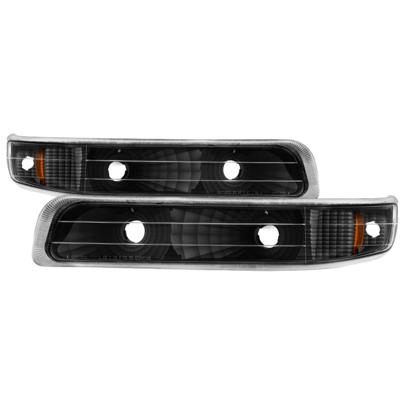 SPYDER 5064271 - SPY5064271 - xTune Chevy Silverado 99-02 Amber Reflector Bumper Lights Black CBL-JH-CS99-AM-BK - Shipped in Europe - Tuningsupply.com