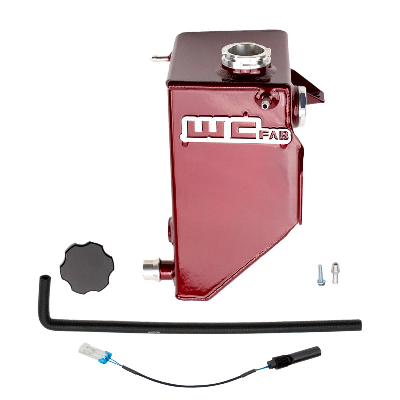 Wehrli WCF100268-RED - WCFWCF100268-RED - Wehrli 20-24 Chevrolet-GMC 6.6L L5P Duramax OEM Placement Coolant Tank Kit - WCFab Red - Shipped in Europe - Tuningsupply.com