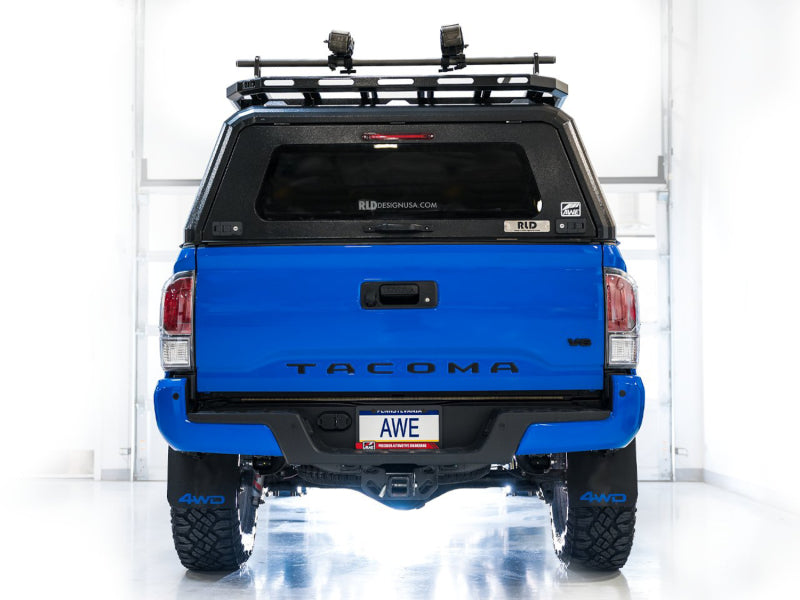 AWE Tuning 3015-31826 - AWE3015-31826 - AWE 2016-2022 Toyota Tacoma 0FG Exhaust with BashGuard - No Tips - Shipped in Europe - Tuningsupply.com