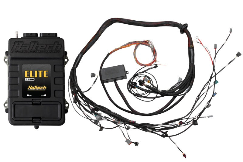 Haltech HT-151355 - HALHT-151355 - Haltech Elite 2500 Terminated Harness ECU Kit w/EV1 Injector Connectors - Shipped in Europe - Tuningsupply.com