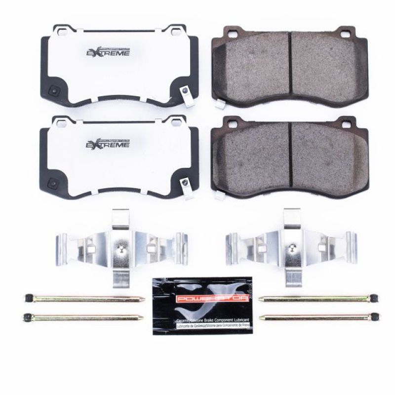 PowerStop Z26-1298 - PSBZ26-1298 - Power Stop 05-10 Chrysler 300 Front Z26 Extreme Street Brake Pads w/Hardware - Shipped in Europe - Tuningsupply.com