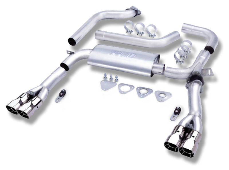 Borla 14555 - BOR14555 - Borla 95-97 Chevrolet Camaro / Pontiac Trans Am 5.7L 3in Adjustable SS Cat-Back - Shipped in Europe - Tuningsupply.com