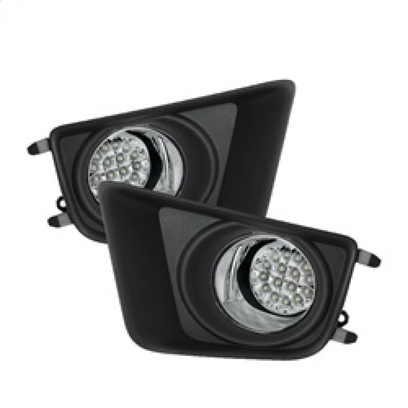 SPYDER 5075154 - SPY5075154 - Spyder Toyota Tacoma 2012-2015 LED Fog Lights w/Switch Clear FL-LED-TTA2012-C - Shipped in Europe - Tuningsupply.com