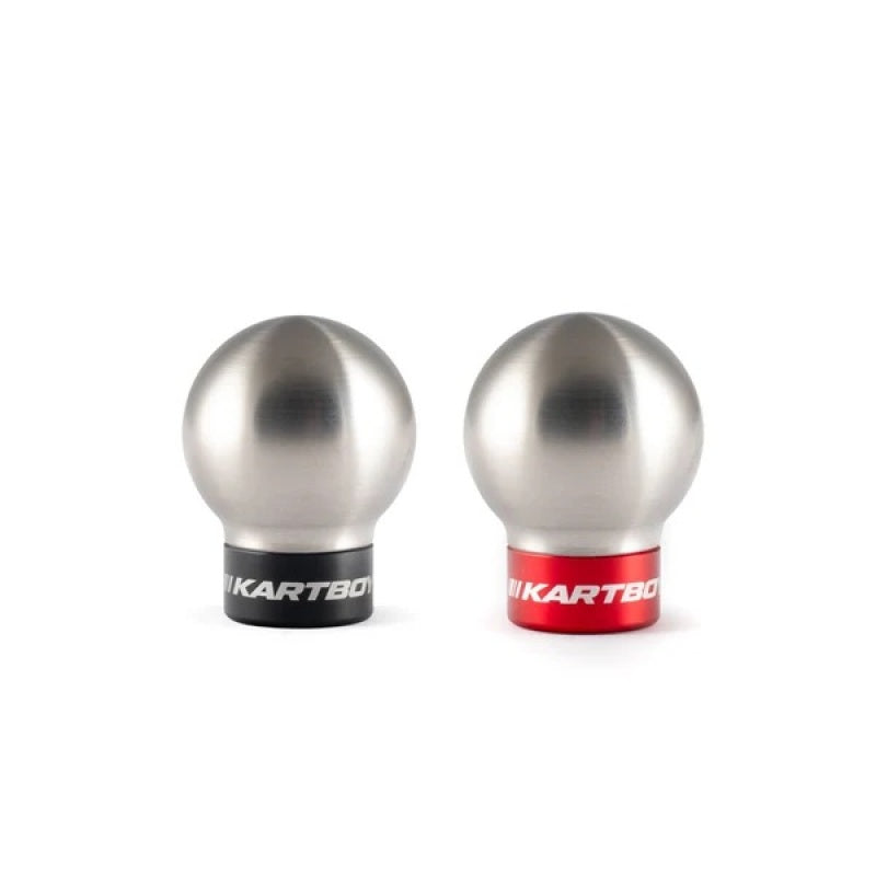 Kartboy KB-014-01003 - KBYKB-014-01003 - Kartboy StackLock Tarmac Shift Knob Kit - Stainless Steel Ball - SS Core - Black & Red Trim Rings - Shipped in Europe - Tuningsupply.com