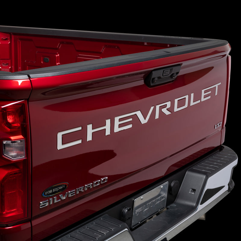 Putco 55551GM - PUT55551GM - Putco 2020 Chevy Silv 2500/3500 - SS Tailgate Letters CHEVROLET - Stamped Version Chevrolet Letters - Shipped in Europe - Tuningsupply.com